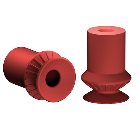 Fipa Bellows vacuum cup diam. 11 mm, Silicone red 23.011.295.2